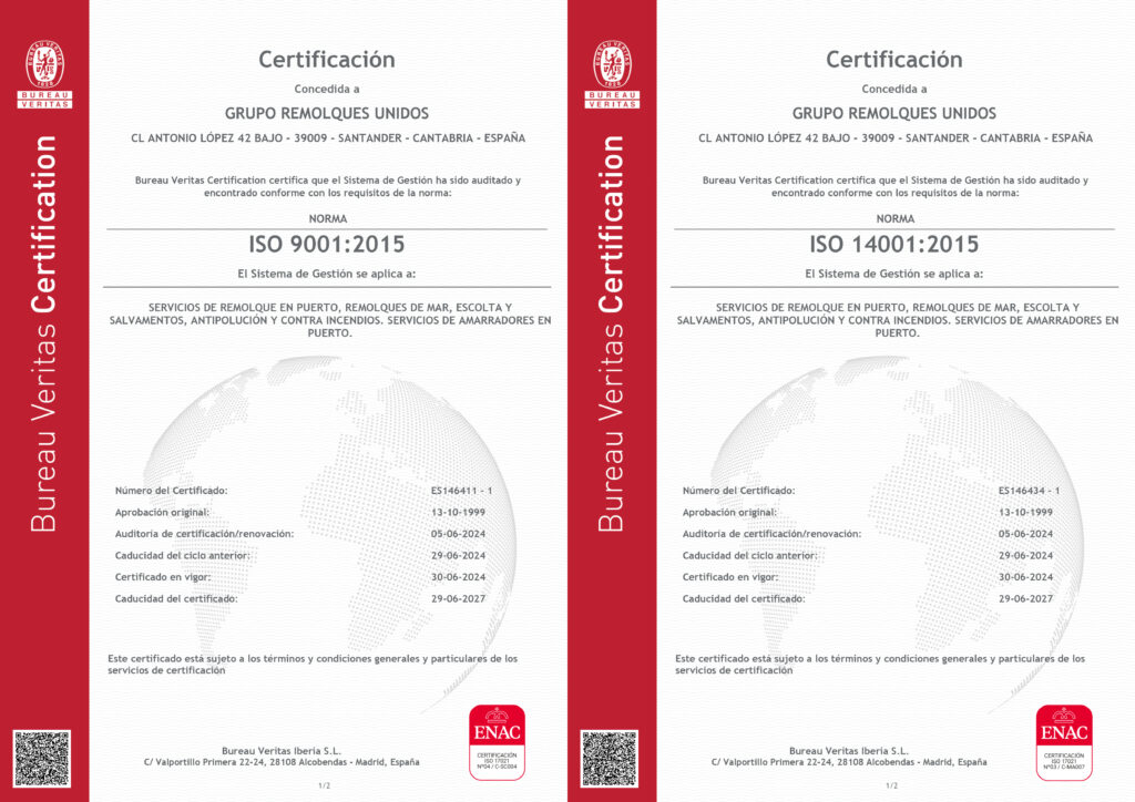 CERTIFICADOS ISO